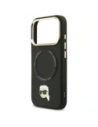 Etui Karl Lagerfeld Big Strap Karl Metal Logo MagSafe do Apple iPhone 17 Pro czarny
