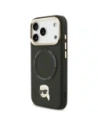 Etui Karl Lagerfeld Big Strap Karl Metal Logo MagSafe do Apple iPhone 17 Pro Max czarny