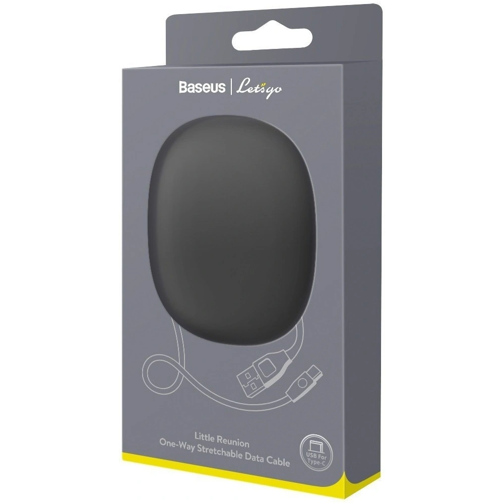 Wholesale Baseus Let's go Little Reunion One-Way Stretchable Data Cable USB For USB-C, 2A 1m (yellow+gray) - BSU1590YELGRY - {ean13} - Hurt