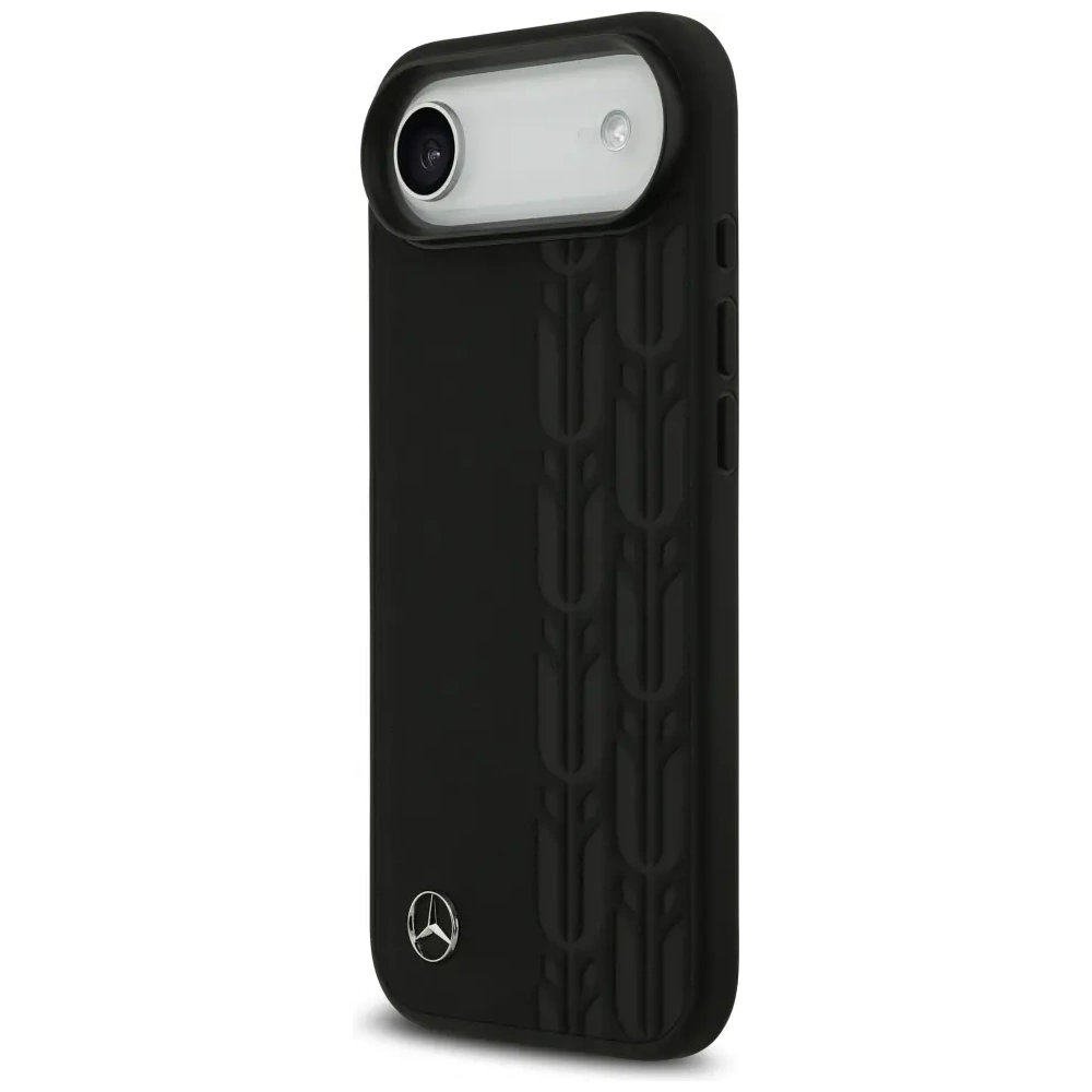 Etui Mercedes Leather Laurel Leaves MagSafe do Apple iPhone Air czarny