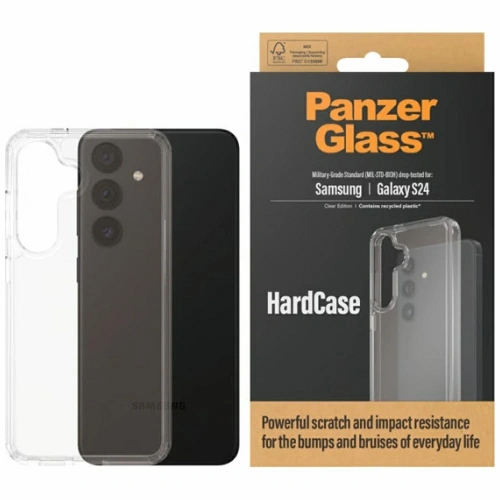 Etui PanzerGlass HardCase do Samsung Galaxy S24 Military grade przezroczysty
