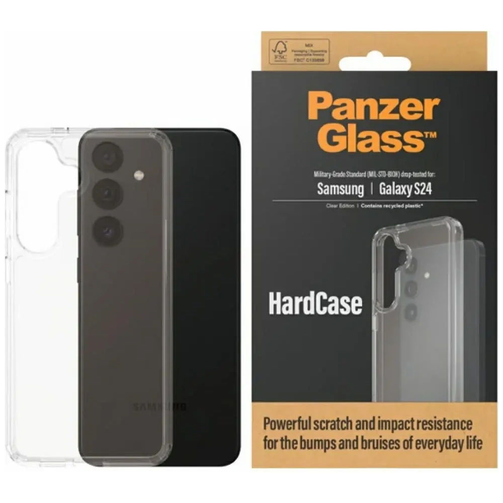 Etui PanzerGlass HardCase do Samsung Galaxy S24 Military grade przezroczysty