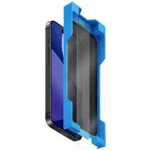 Szkło hartowane UNIQ Optix Exofit Privacy do Apple iPhone 17 Pro Max prywatyzujące z aplikatorem