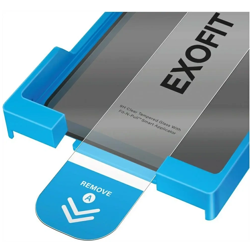 Szkło hartowane UNIQ Optix Exofit Privacy do Apple iPhone 17 Pro Max prywatyzujące z aplikatorem