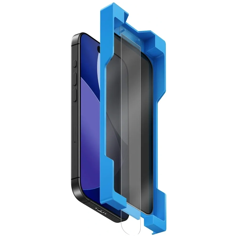 Szkło hartowane UNIQ Optix Exofit Privacy do Apple iPhone 17 Pro prywatyzujące z aplikatorem