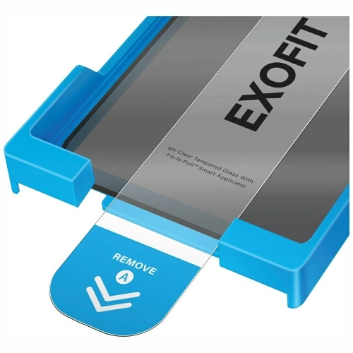 Szkło hartowane UNIQ Optix Exofit Privacy do Apple iPhone 17 Pro prywatyzujące z aplikatorem