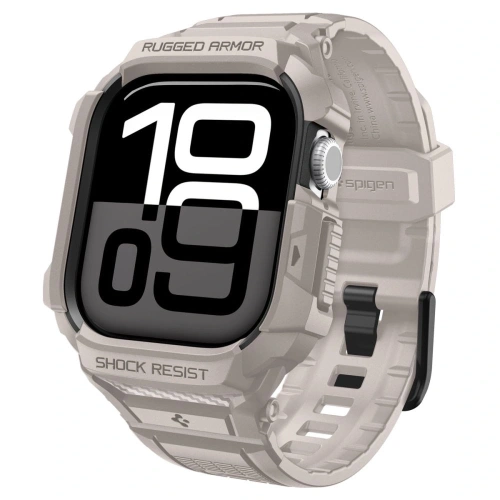 Pasek Spigen Rugged Armor Pro V2 do Apple Watch 10 / 11 42mm Dune Beige