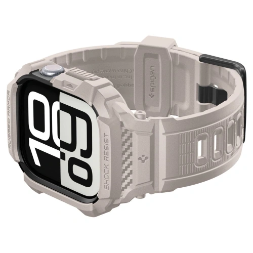 Pasek Spigen Rugged Armor Pro V2 do Apple Watch 10 / 11 42mm Dune Beige