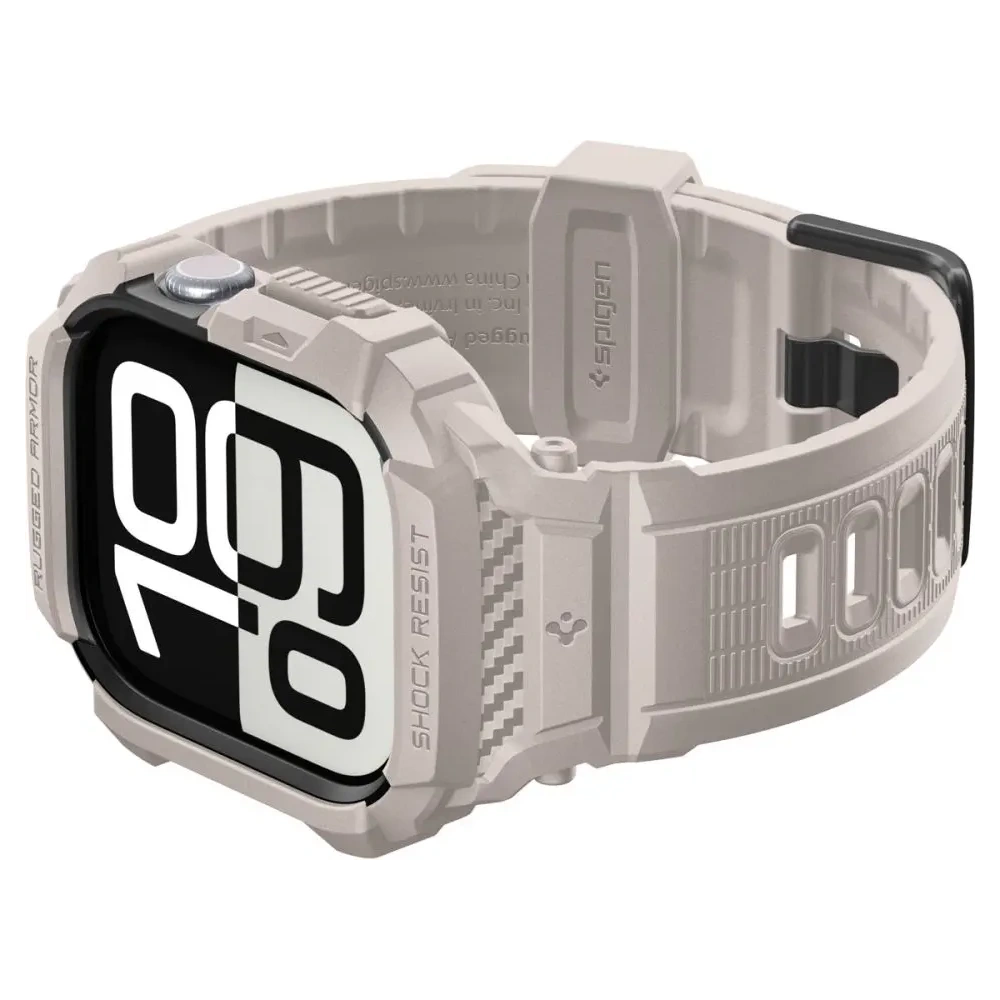 Pasek Spigen Rugged Armor Pro V2 do Apple Watch 10 / 11 42mm Dune Beige