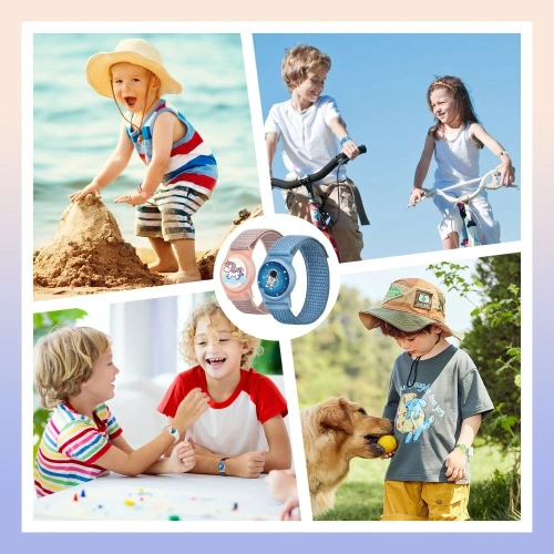 Pasek Tech-Protect Nylon For Kids do Apple AirTag 1 / 2 Astronaut