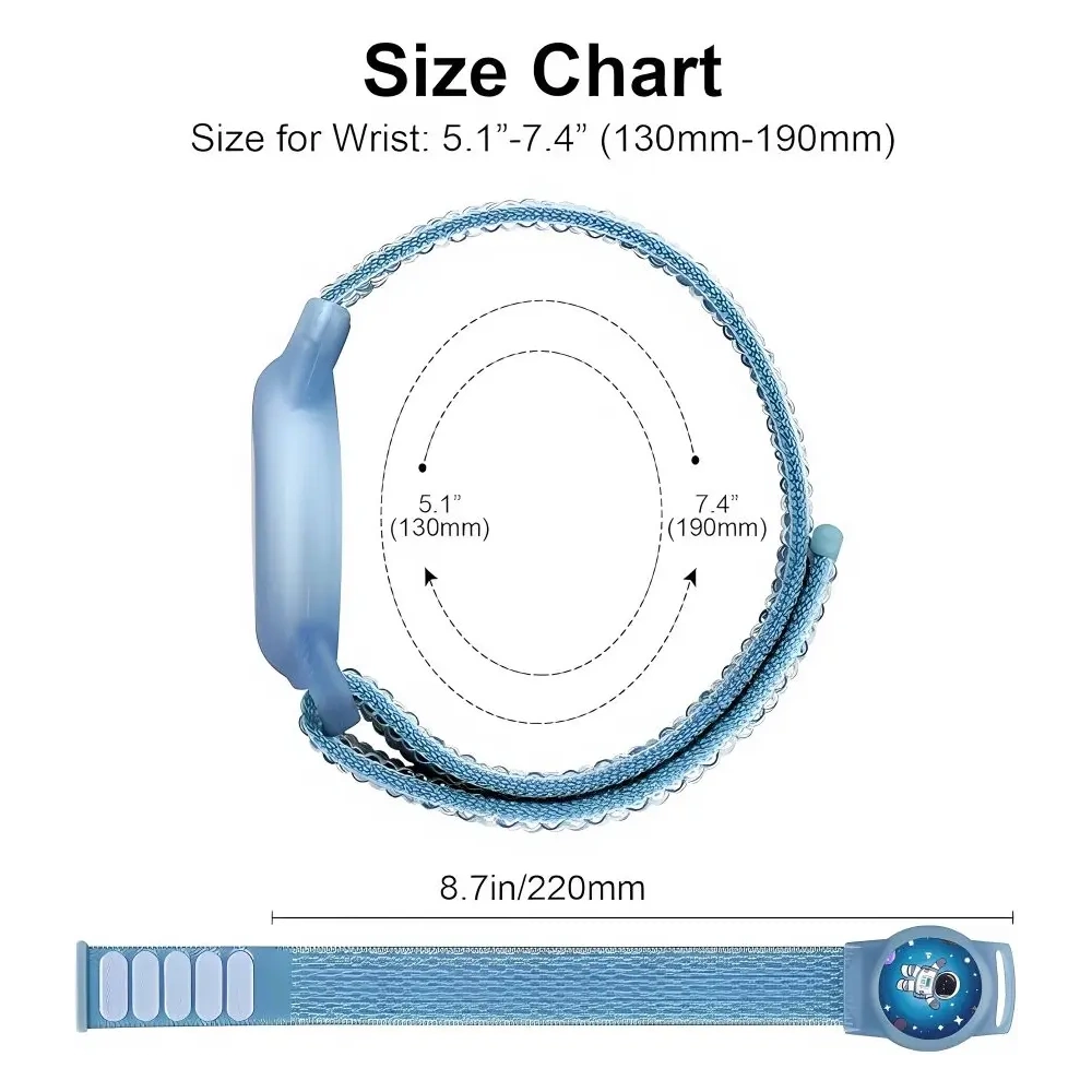 Pasek Tech-Protect Nylon For Kids do Apple AirTag 1 / 2 Magic Pony