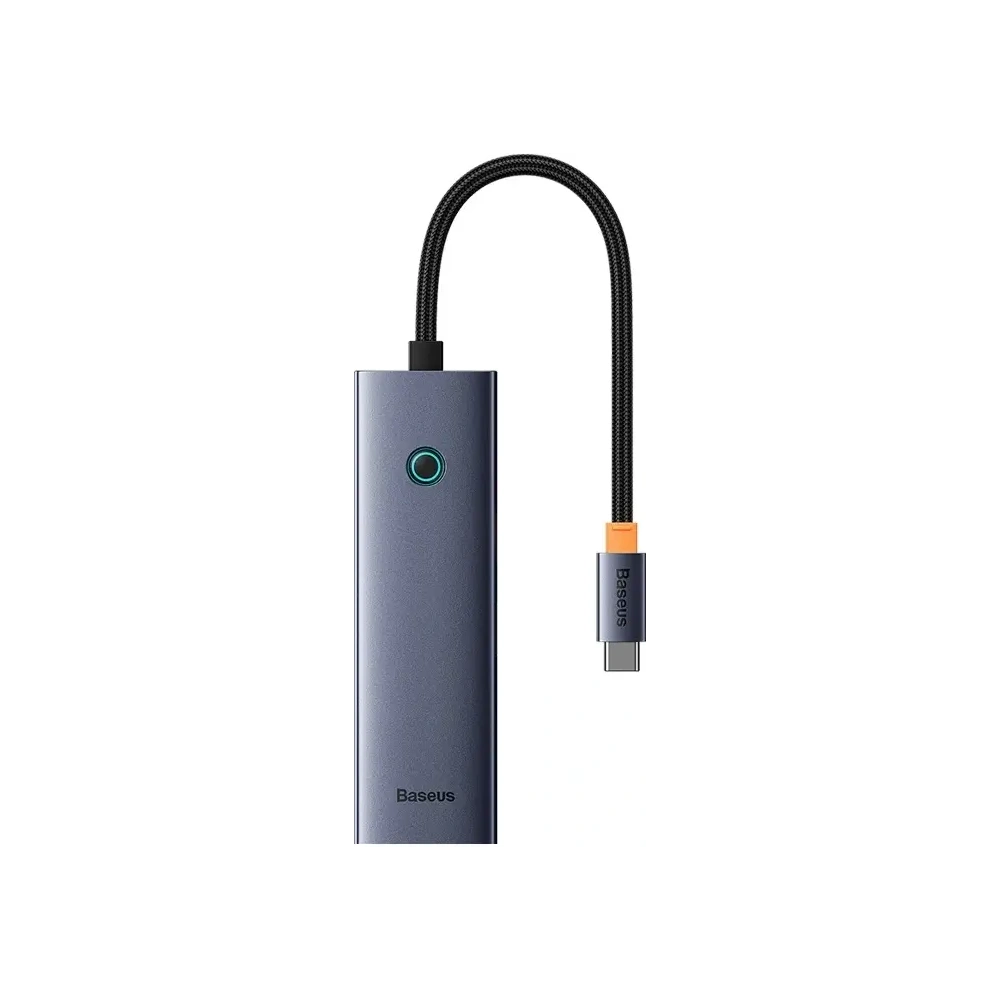 Hub 4w1 Baseus UltraJoy USB-C / 4xUSB-A 3.0 (szary)