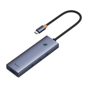 Hub 4w1 Baseus UltraJoy USB-C / 4xUSB-A 3.0 (szary)