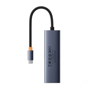 Hub 4w1 Baseus UltraJoy USB-C / 4xUSB-A 3.0 (szary)