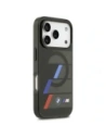 Etui BMW M IML Metal Buttons Tricolor Lines MagSafe do Apple iPhone 17 Pro Max czarny