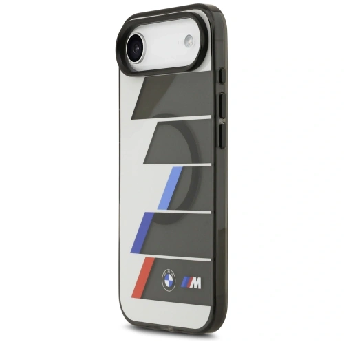 Etui BMW M IML Metal Buttons Tricolor Lines MagSafe do Apple iPhone Air antracyt