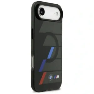 Etui BMW M IML Metal Buttons Tricolor Lines MagSafe do Apple iPhone Air czarny