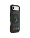Etui BMW M IML Metal Buttons Tricolor Lines MagSafe do Apple iPhone Air czarny