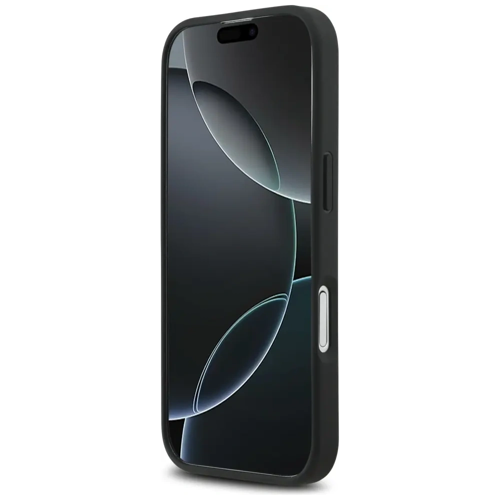 Etui Mercedes Leather Vintage Logo MagSafe do Apple iPhone 17 czarny