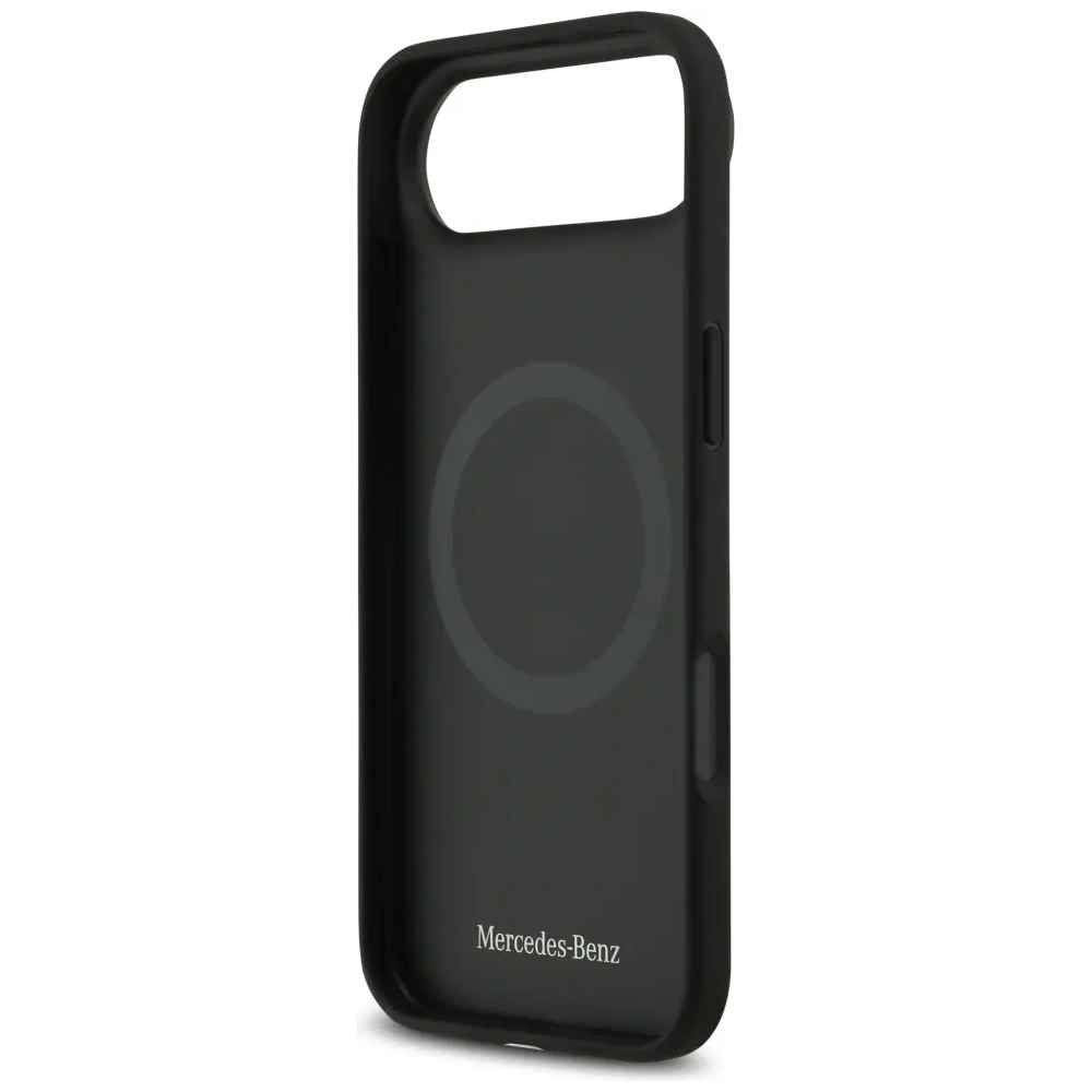 Etui Mercedes Leather Vintage Logo MagSafe do Apple iPhone Air czarny