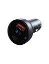 Wholesale Baseus Particular Digital Display QC+PPS Dual Quick Charger Car Charger 65W Gray - BSU1597GRY - {ean13} - Hurt