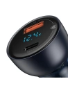 Wholesale Baseus Particular Digital Display QC+PPS Dual Quick Charger Car Charger 65W Gray - BSU1597GRY - {ean13} - Hurt