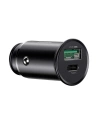 Wholesale Baseus Circular Metal PPS Quick Charger Car Charger 30W (Support VOOC) Black - BSU1598BLK - {ean13} - Hurt
