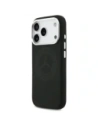 Etui Mercedes Silicone Vintage Logo MagSafe do Apple iPhone 17 Pro czarny