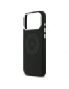 Etui Mercedes Silicone Vintage Logo MagSafe do Apple iPhone 17 Pro Max czarny