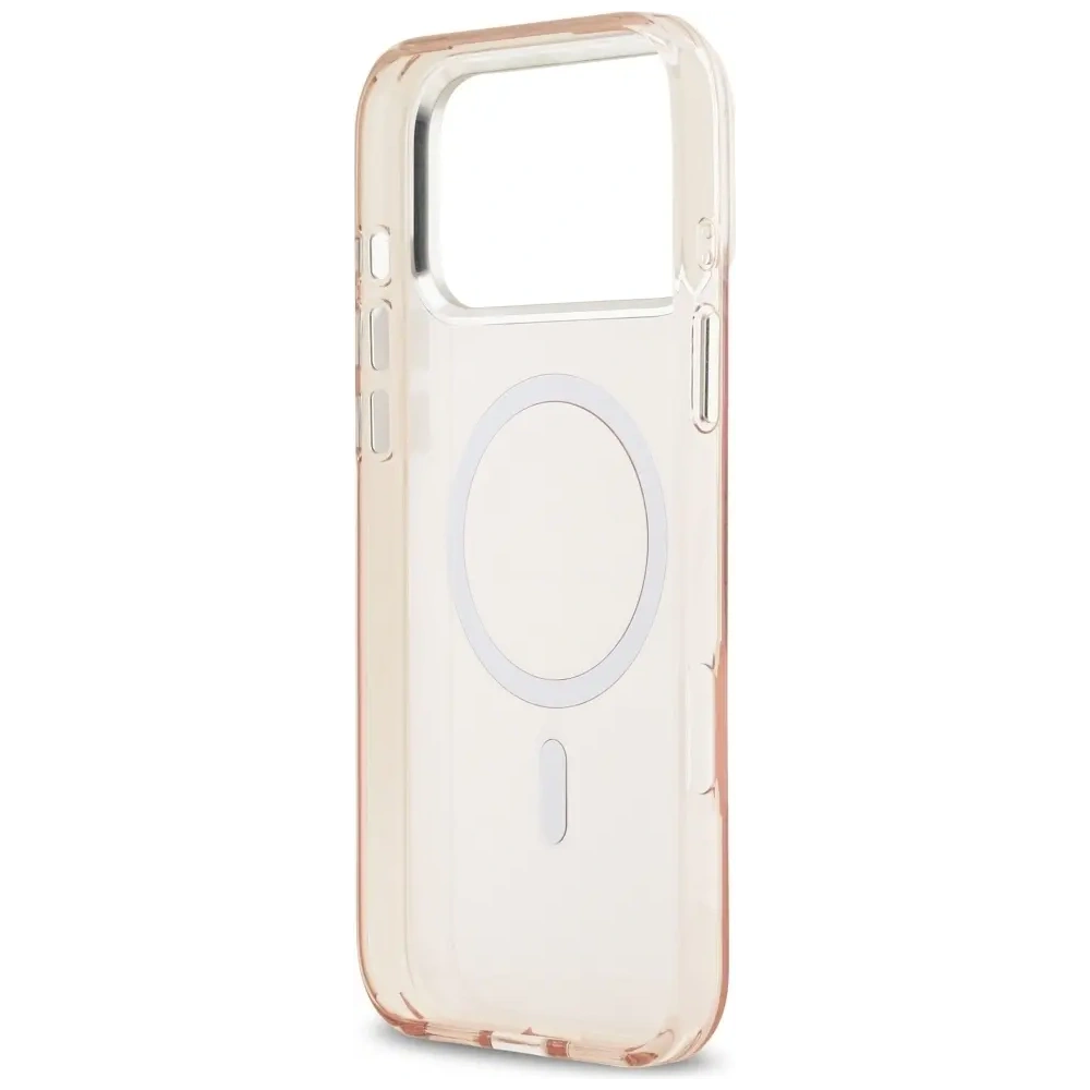 Etui Karl Lagerfeld IML Karl RSG Logo MagSafe do Apple iPhone 17 Pro Max różowy