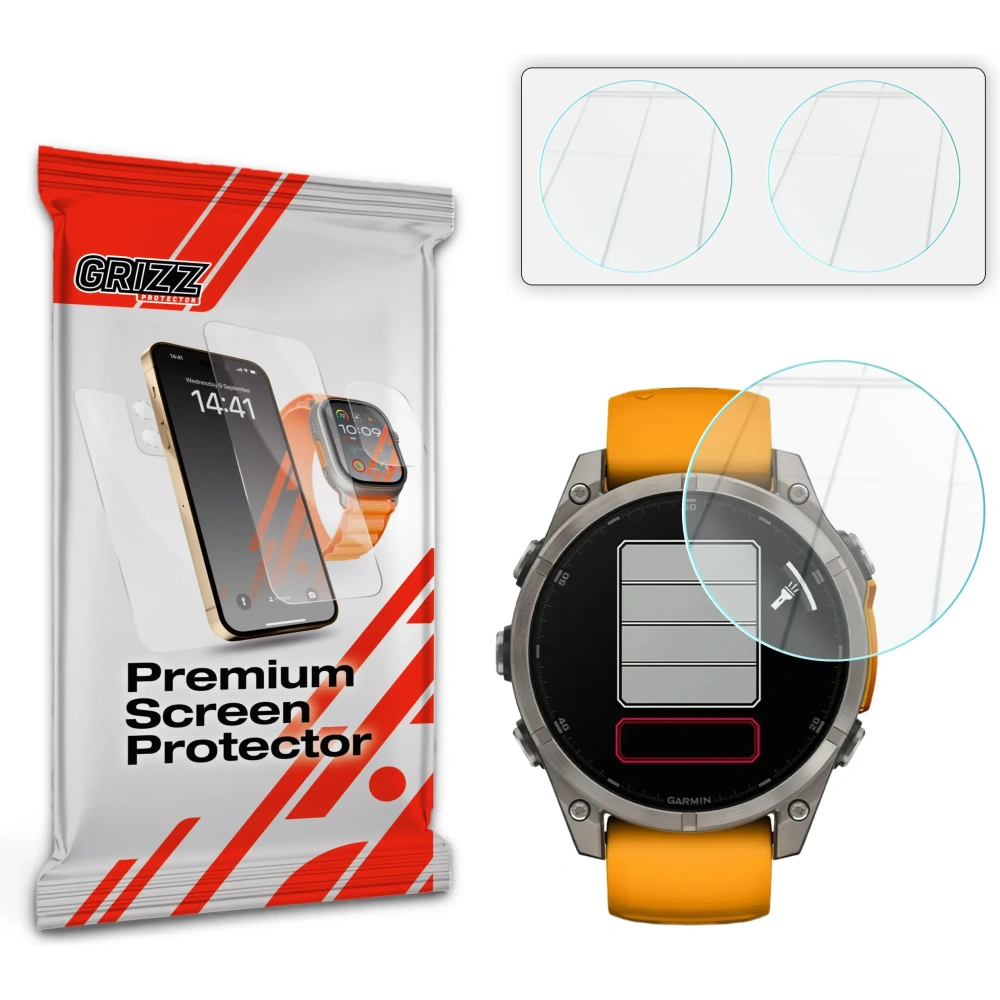 Szkło hybrydowe GrizzGlass HybridGlass do Garmin Fenix 8 Pro