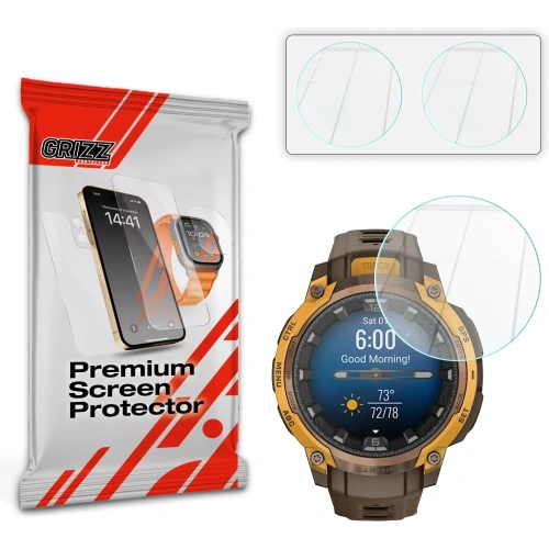 Szkło hybrydowe GrizzGlass HybridGlass do Garmin Instinct Crossover AMOLED