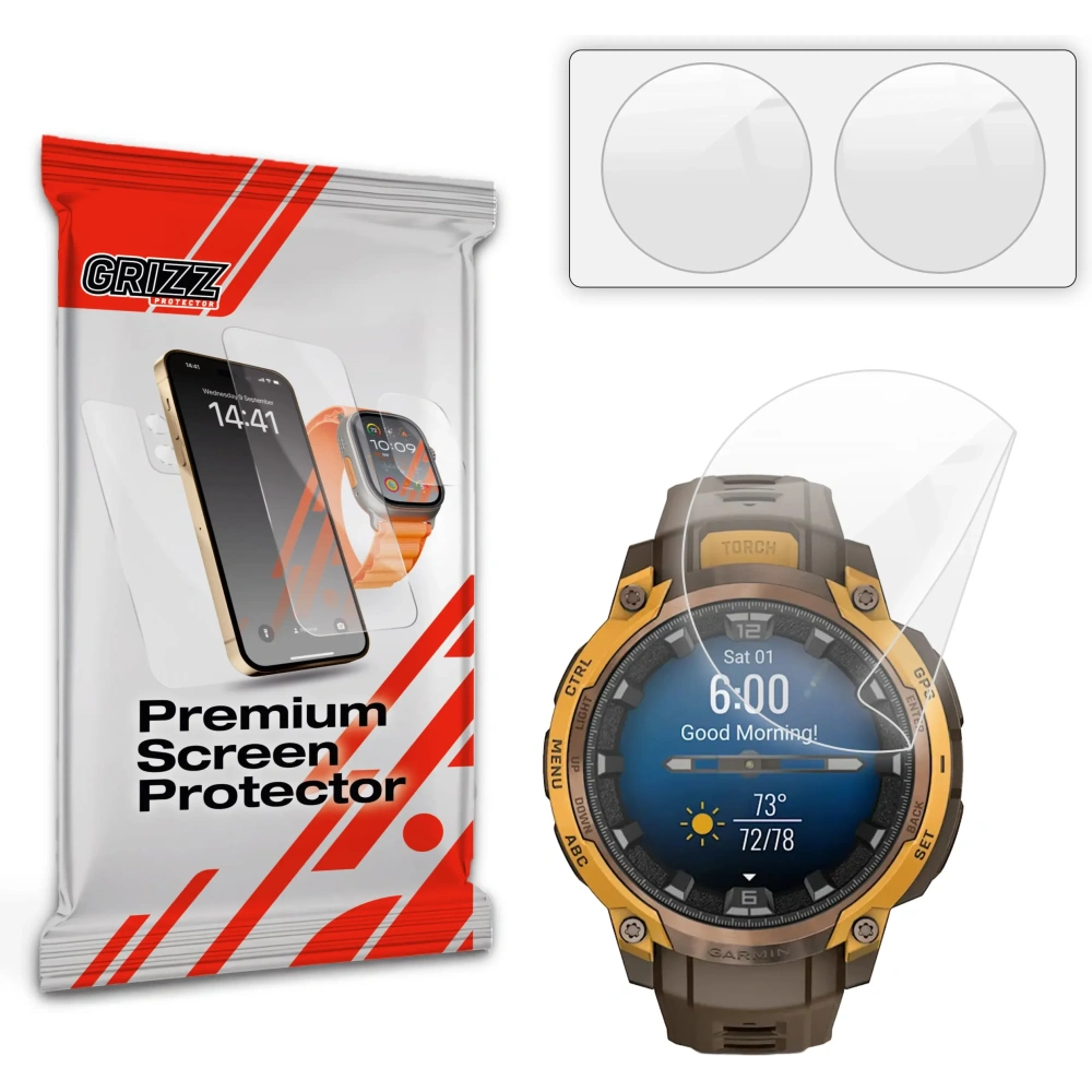 Folia ceramiczna GrizzGlass CeramicFilm do Garmin Instinct Crossover AMOLED