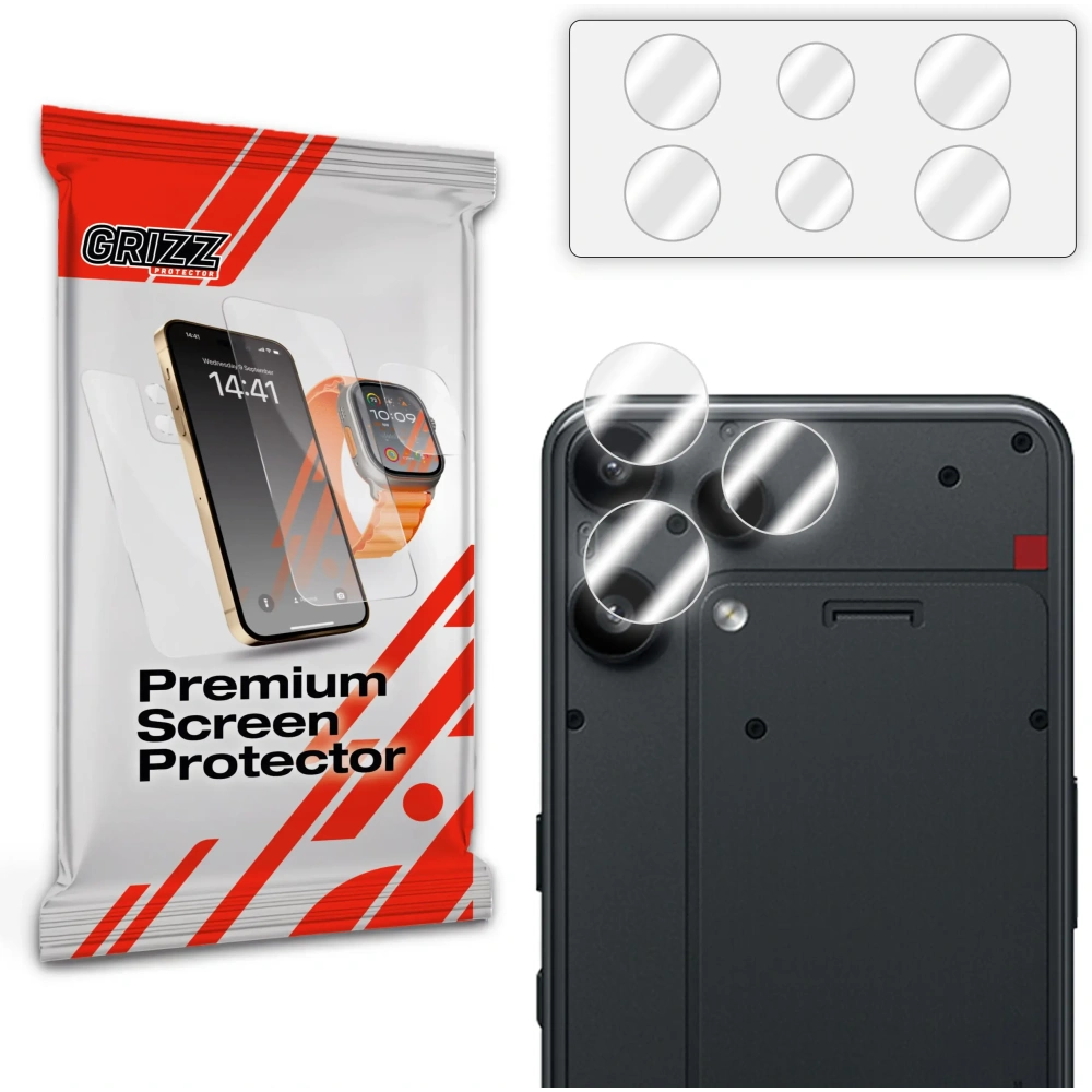 Szkło na aparat GrizzGlass HybridGlass Camera do Nothing Phone 3a Lite
