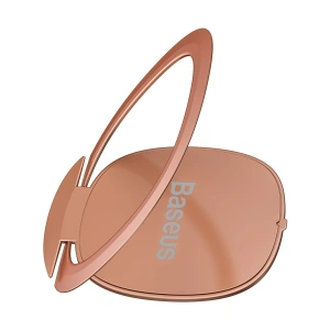 Uchytník prsten, ring holder Baseus Invisible na telefon (růžový)