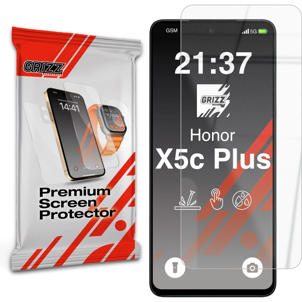 Szkło hybrydowe GrizzGlass HybridGlass do Honor X5c Plus