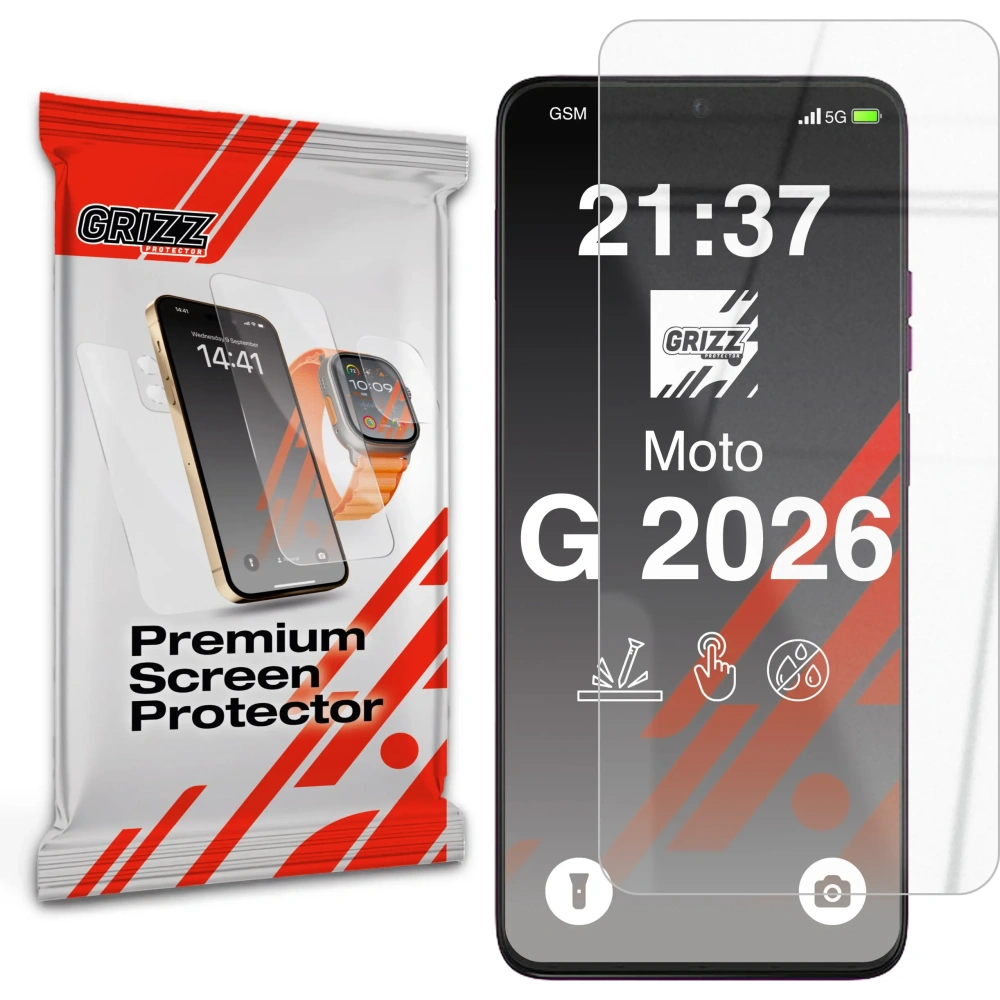 Szkło hybrydowe GrizzGlass HybridGlass do Motorola Moto G (2026)