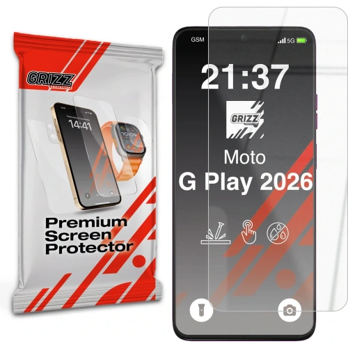 Szkło hybrydowe GrizzGlass HybridGlass do Motorola Moto G Play (2026)