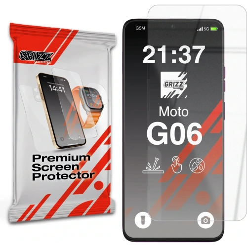 Szkło hybrydowe GrizzGlass HybridGlass do Motorola Moto G06