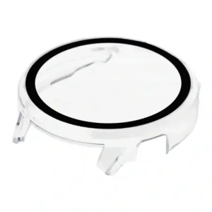 Etui ze szkłem do zegarka Bizon Case+Glass Watch do Garmin Venu 4 45mm przeźroczyste