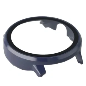 Etui ze szkłem do zegarka Bizon Case+Glass Watch do Garmin Venu 4 45mm ciemnoniebieskie