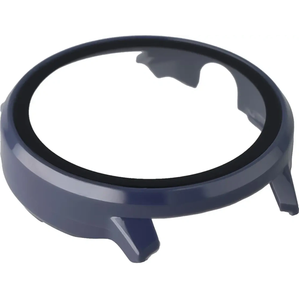 Etui ze szkłem do zegarka Bizon Case+Glass Watch do Garmin Venu 4 45mm ciemnoniebieskie