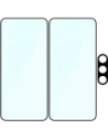 2x Szkło + szybka na aparat Bizon Edge Pack do Samsung Galaxy S25 FE