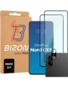 2x Szkło + szybka na aparat Bizon Edge Pack do OnePlus Nord CE5 5G