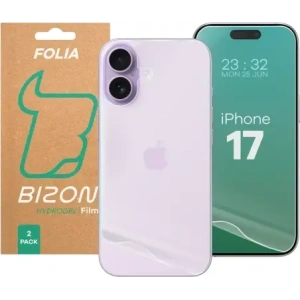 Folia hydrożelowa na tył i przód Bizon Glass Hydrogel Pack do Apple iPhone 17