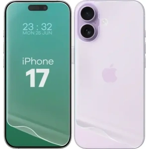 Folia hydrożelowa na tył i przód Bizon Glass Hydrogel Pack do Apple iPhone 17