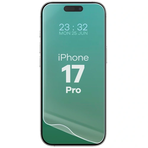 Folia hydrożelowa na tył i przód Bizon Glass Hydrogel Pack do Apple iPhone 17 Pro