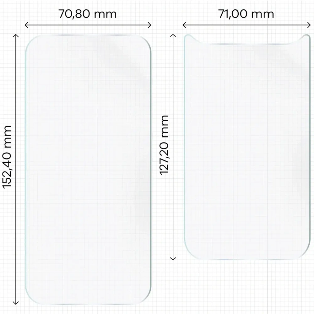Folia hydrożelowa na tył i przód Bizon Glass Hydrogel Pack do Apple iPhone Air
