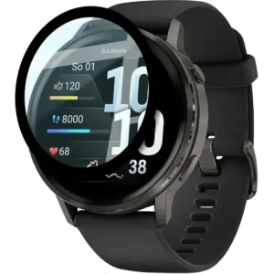 Szkło hybrydowe Bizon Glass Watch Edge Hybrid do Garmin Venu 4 41mm czarne