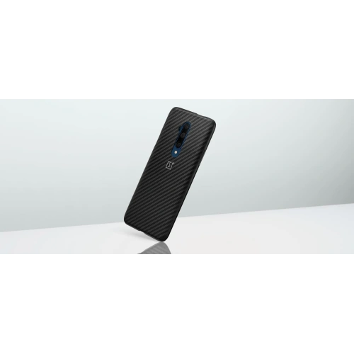 Etui OnePlus 7T Pro Karbon Bumper Case Czarne